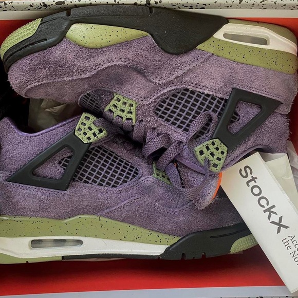 Jordan 4 Retro Canyon Purple - Picture 2 of 8